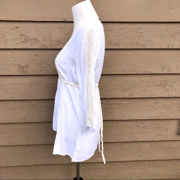 A Pea in the Pod cotton and crochet maternity top! - Picture 2 of 6